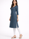 womens-embroidered-yoke-rayon-kurti-grey-3